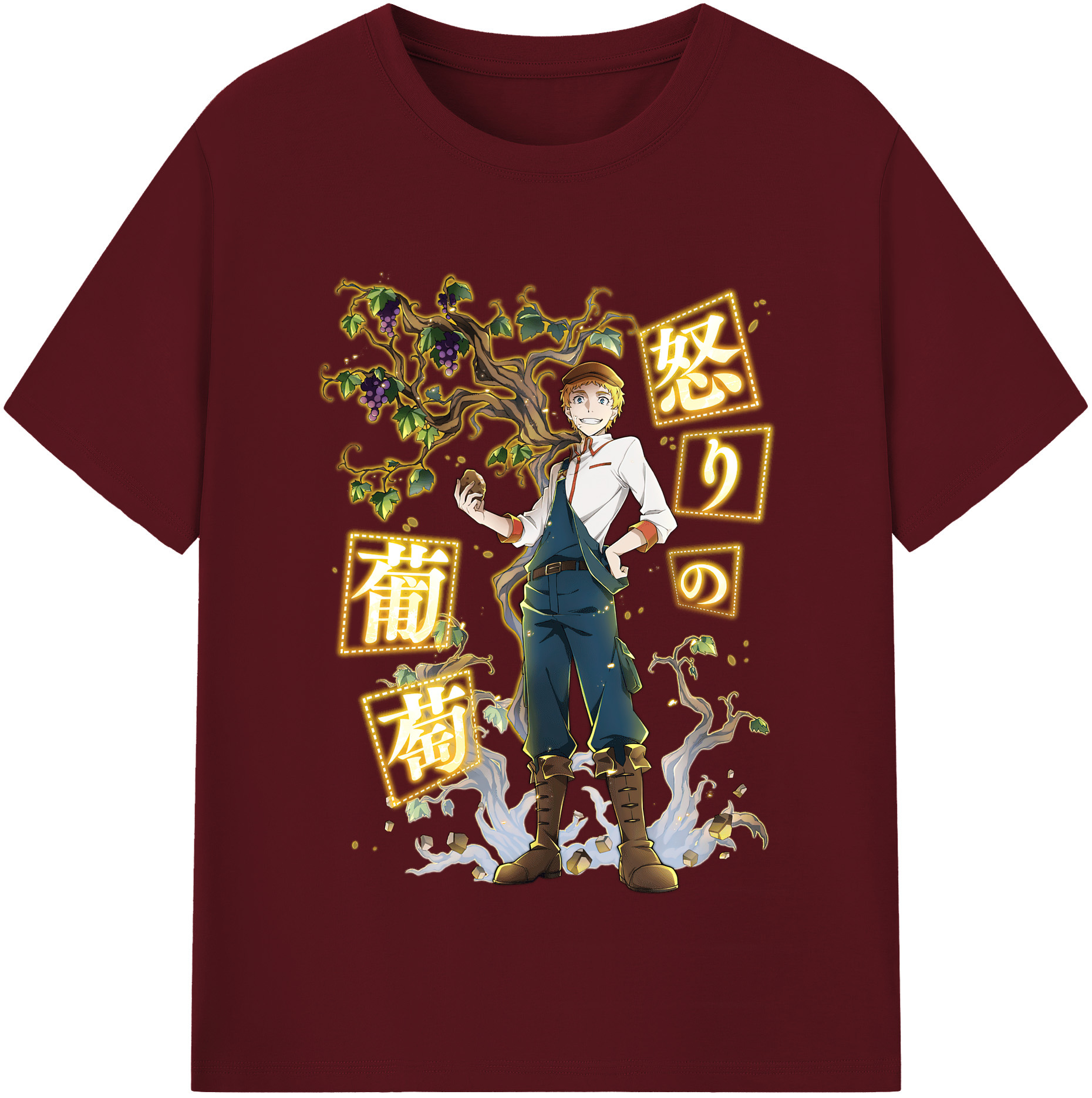 （画像用） 文豪ストレイドッグス Bungo Stray Dogs 綿100％半袖Tシャツ（フロントプリント）